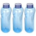 3x Original Kavodrink Tritan Trinkflasche 1,0 Liter, geschmacksneutral ohne Weichmacher & BPA  / (Deckelvariante) Premiumdeckel mit integrierter Dichtung (3 Stück)
