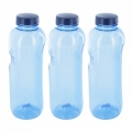 3x Original Kavodrink Tritan Trinkflasche 1,0 Liter, geschmacksneutral ohne Weichmacher & BPA  / (Deckelvariante) Standarddeckel (3 Stück)