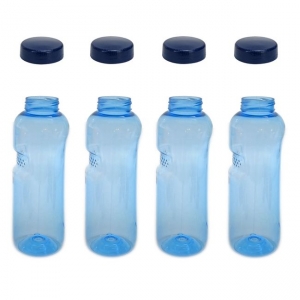 5 Stück Tritan Trinkflasche 0,75 Liter Wasserflasche Flasche Kavodrink schwarz 