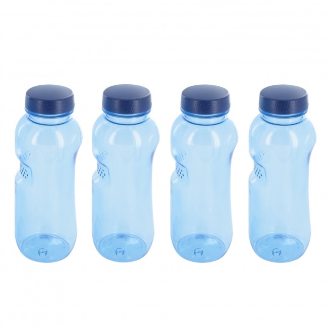 Bild 1 von Kavodrink 4 x 0,5 L Tritan Trinkflasche Wasserflasche Flasche Sport Fahrrad BPA frei  / (Deckelvariante) Standarddeckel