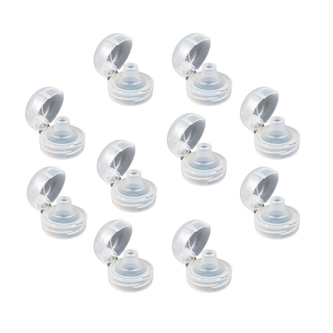 Bild 1 von 10x Sportverschluss, Klappdeckel Flip Top für Kavodrink Tritan und Wasserflaschen