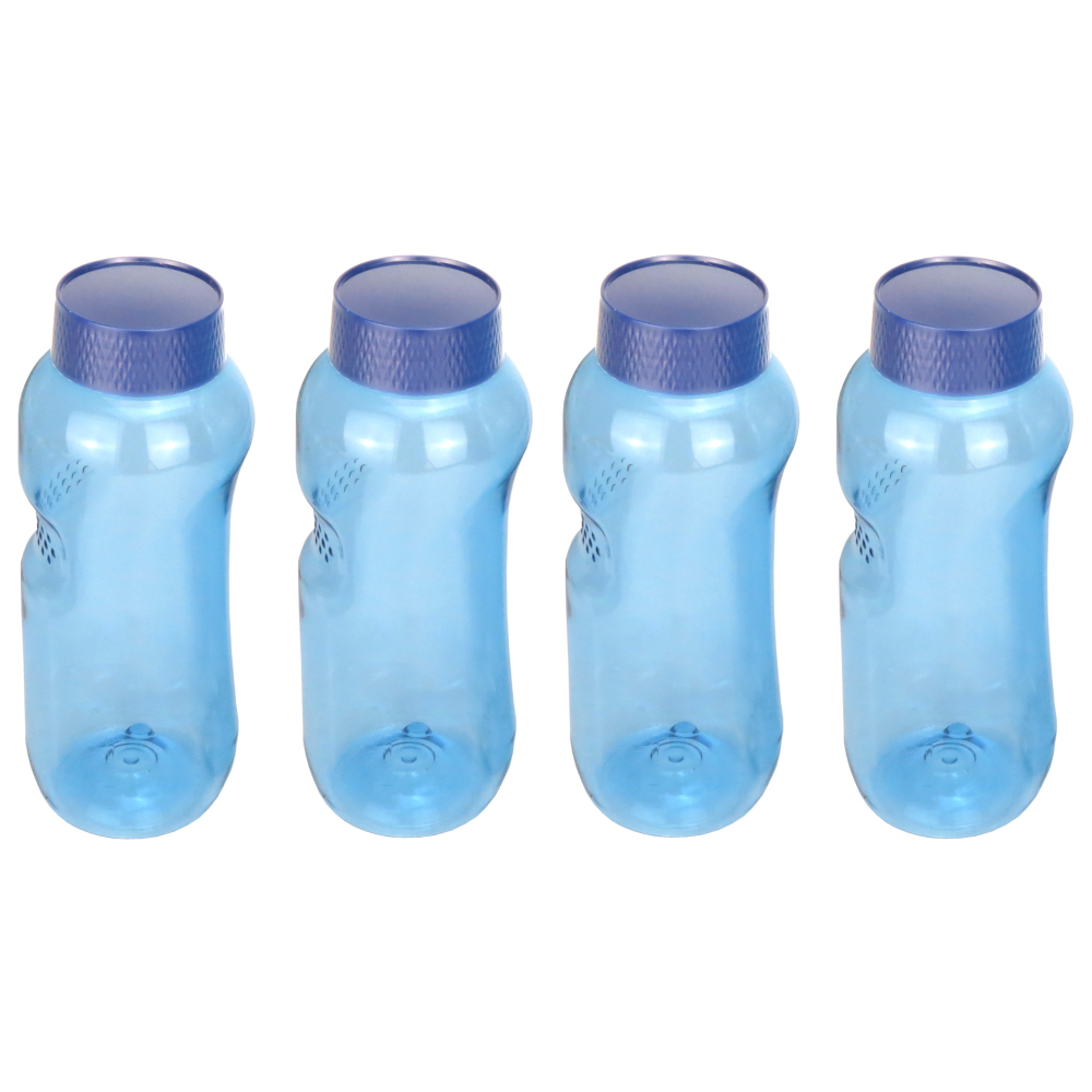 Bild 1 von Kavodrink 4 x 0,5 L Tritan Trinkflasche Wasserflasche Flasche Sport Fahrrad BPA frei  / (Deckelvariante) Premiumdeckel mit integrierter Dichtung