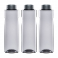 Bild 1 von 3x Kavodrink Premium Trinkflasche Wasserflasche Frosted-Grau 0,8 L