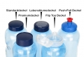 Bild 5 von 2x 0,5L Kavodrink Wasserflasche Trinkflasche + 2x FlipTop + 2x Push-Pull  / (Deckelvariante) Standarddeckel