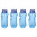 Bild 1 von Kavodrink 4 x 0,5 L Tritan Trinkflasche Wasserflasche Flasche Sport Fahrrad BPA frei  / (Deckelvariante) Premiumdeckel mit integrierter Dichtung